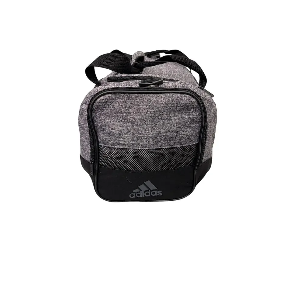 Adidas Overnight Bag Defender Duffel Bag Gray Black Training Gym Bag
